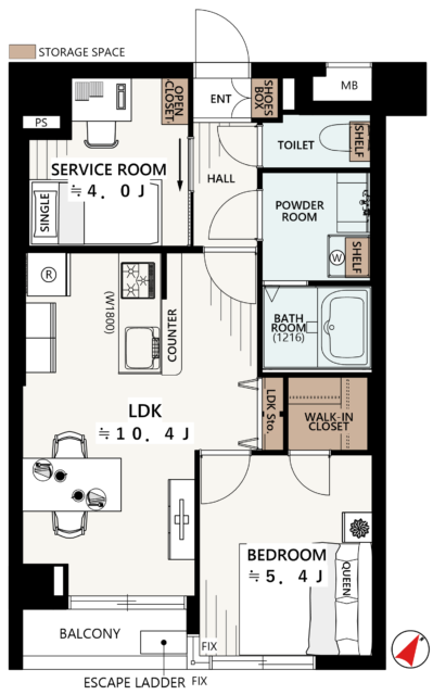 ノワール荻窪　間取り図