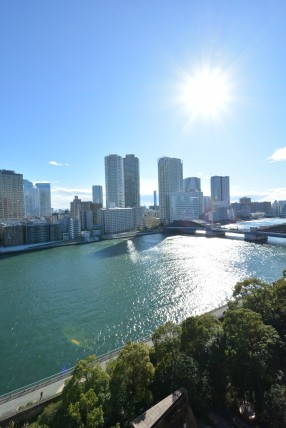 築地永谷コーポラス バルコニー