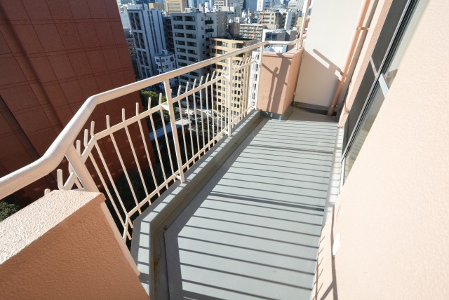 築地永谷コーポラス バルコニー