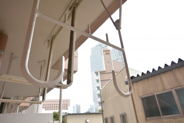 築地永谷コーポラス バルコニー