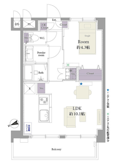 ハイラーク五反田　間取り図