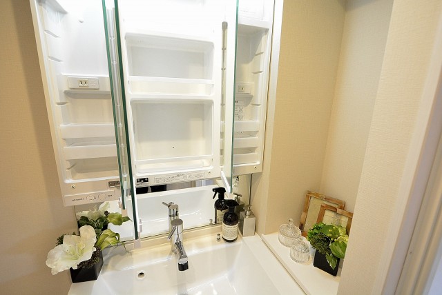 啓明宮前橋マンション 洗面