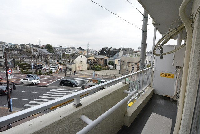 啓明宮前橋マンション バルコニー