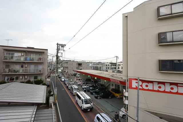 啓明宮前橋マンション バルコニー