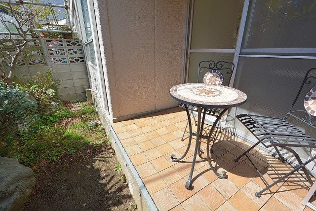 都立大第2コーポラス バルコニー