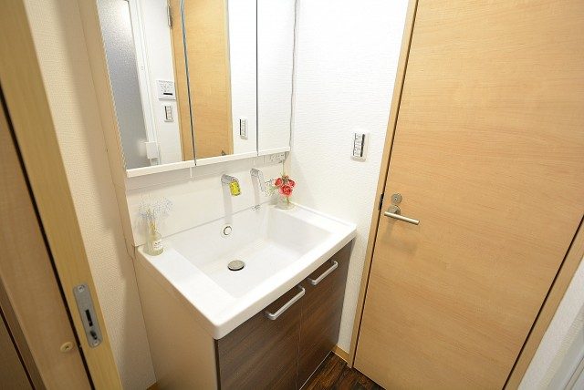 都立大第2コーポラス 洗面 