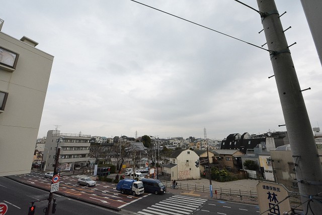 啓明宮前橋マンション バルコニー