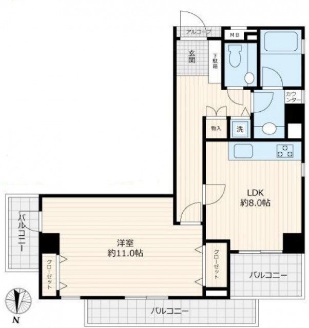 ジェイパーク桜新町 4F 図面 ジェイパーク桜新町 4F 図面