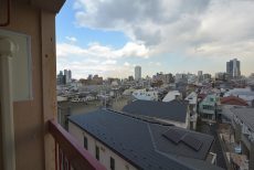 上馬コーポラス バルコニー