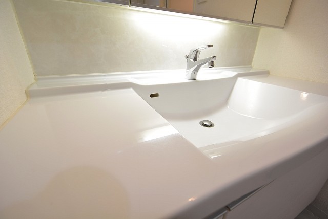 パークホームズ高津 洗面 (6)