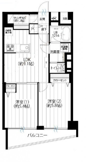 ウエスト経堂マンション