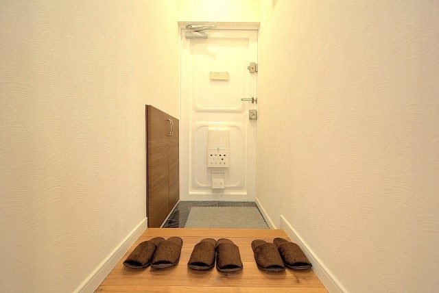 上馬マンション 玄関