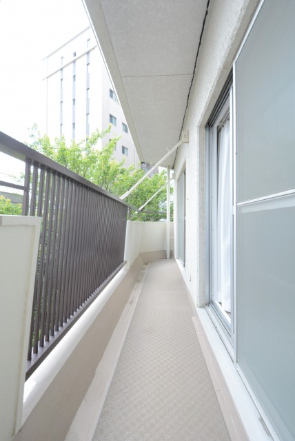 朝日目白台マンション 南側バルコニー