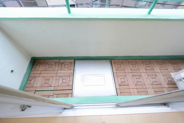 ライオンズマンショングリーン白金 バルコニー