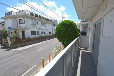 上馬マンション バルコニー 