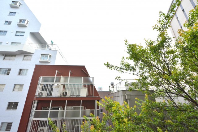 朝日目白台マンション 南側バルコニー