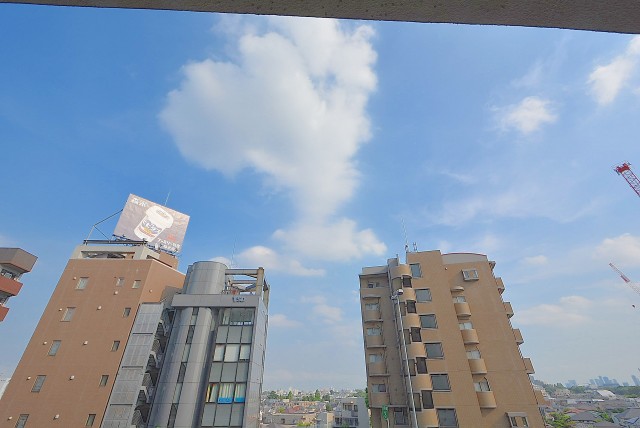 上馬マンション　バルコニー