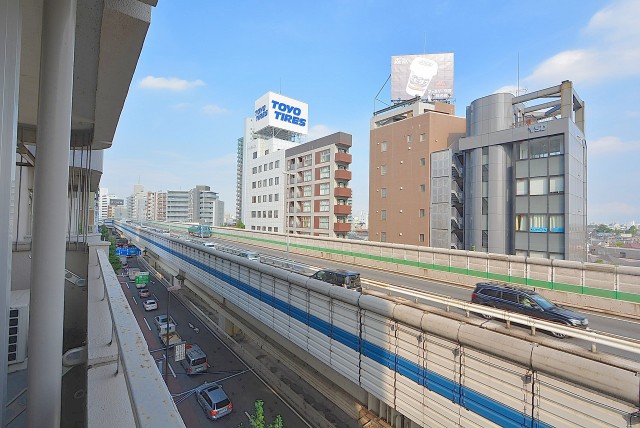 上馬マンション　バルコニー