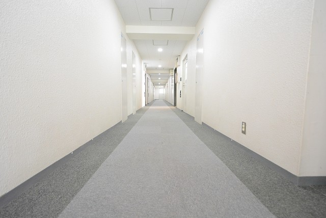 玉川台スカイマンション内廊下