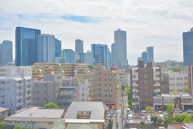 東中野コーポラス バルコニー