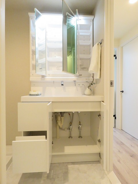 東建マンション学芸大　洗面化粧台