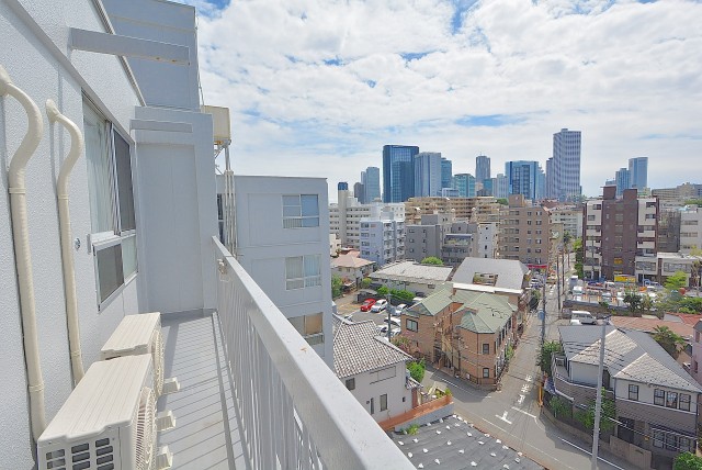 東中野コーポラス バルコニー