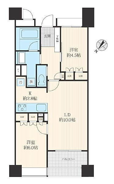 クラリティ・アスール 間取り図