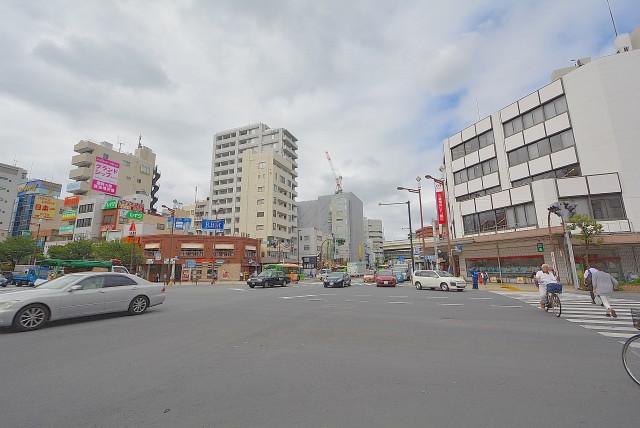 門仲駅周辺 (12)駅前交差点