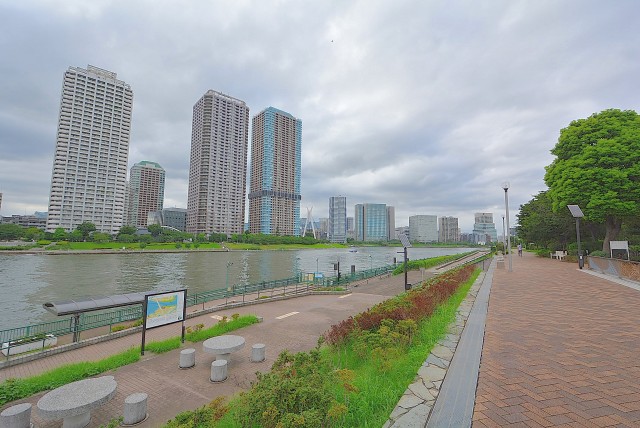 門仲駅周辺 　越中島桟橋