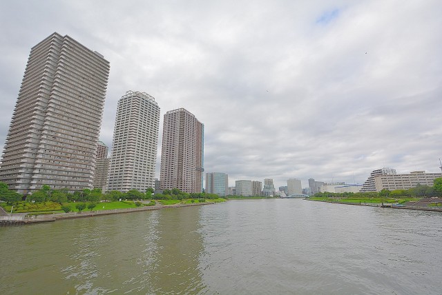 門仲駅周辺 　越中島桟橋