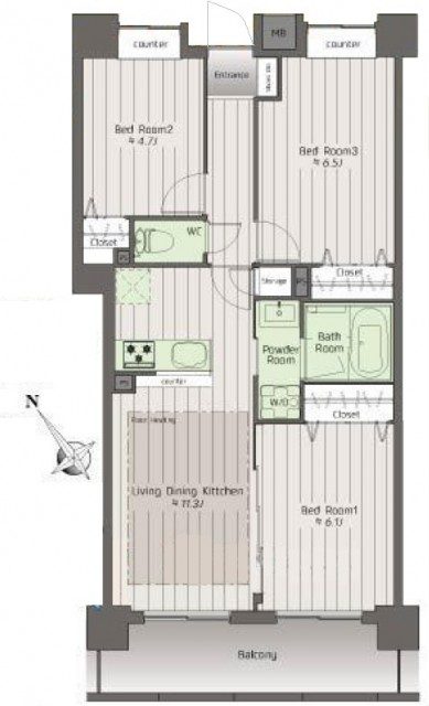 セザールリバーサイド上野毛