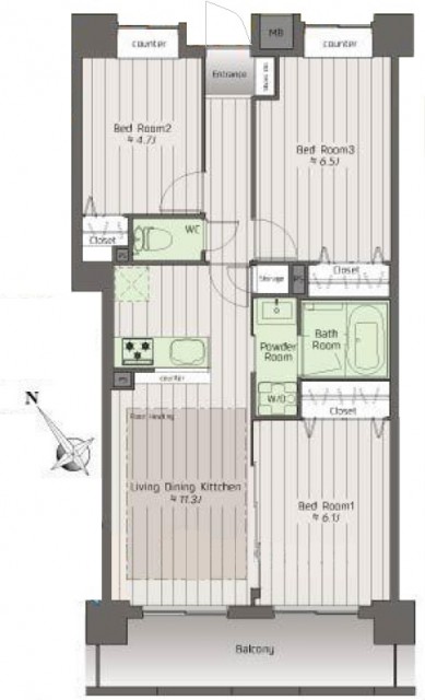 セザールリバーサイド上野毛