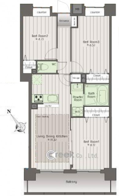 セザールリバーサイド上野毛