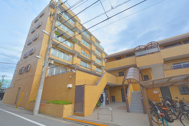 エクセル柿の木坂 裏外観