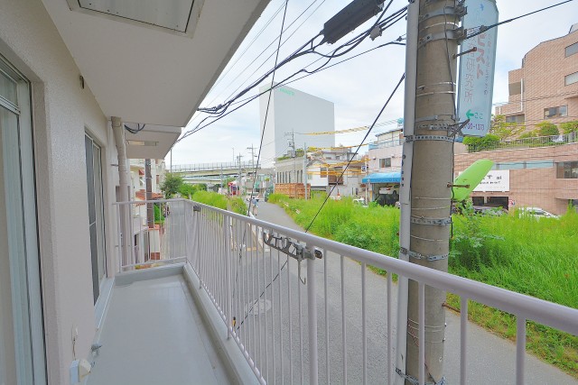 二子玉川宝ロイヤルハイツ バルコニー