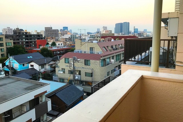 マンション市ヶ谷 (100)バルコニー