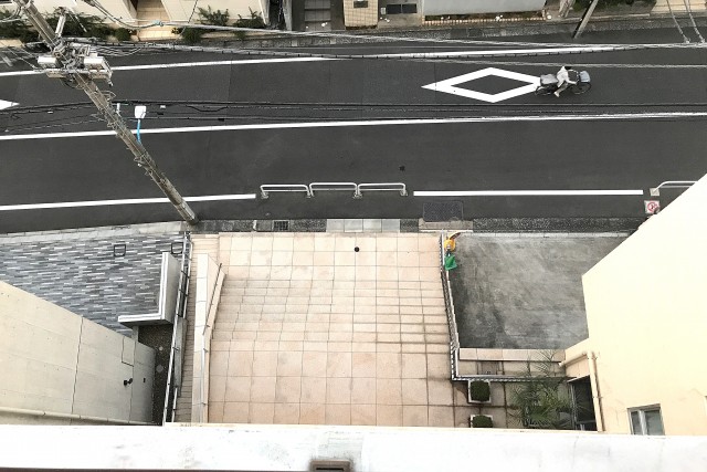 マンション市ヶ谷 (104)バルコニー