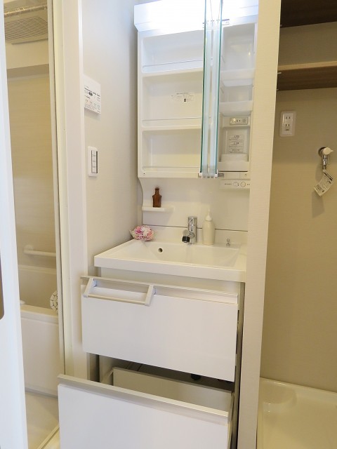 ラフィネ東銀座　洗面化粧台