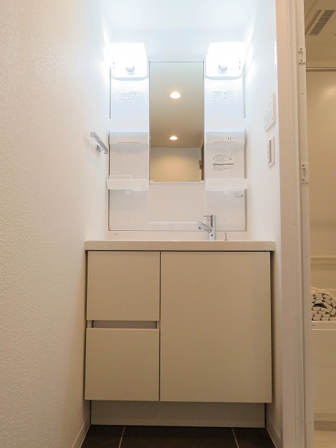 ラフィネ東銀座　洗面化粧台