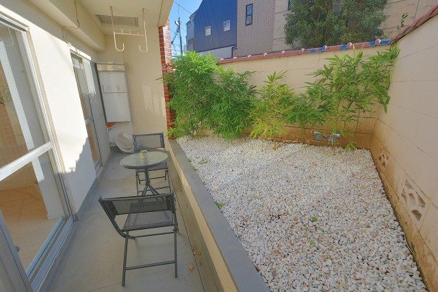 桜丘フラワーマンション 庭