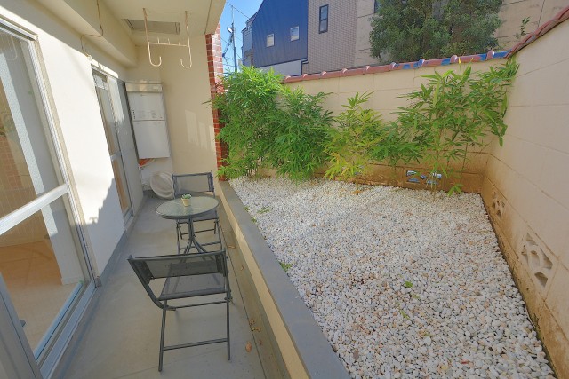 桜丘フラワーマンション 庭