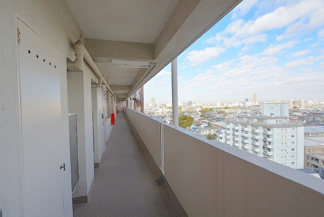 柿の木坂パレス 外廊下