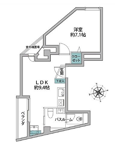 エグゼクティブ渋谷　間取り図
