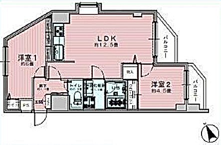 セントヒルズ三軒茶屋　間取り図