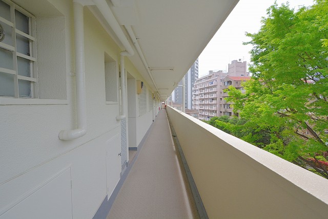 グリーンヒル新宿 外廊下
