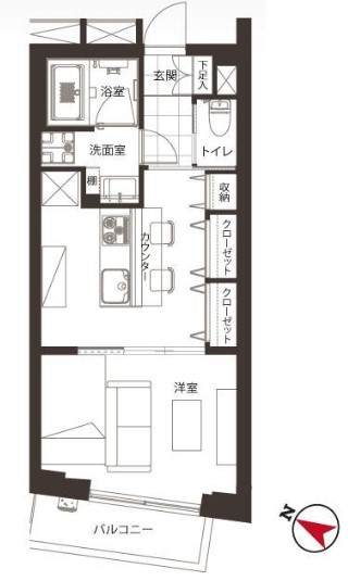 エスポワール渋谷松濤　間取り図