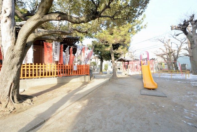 南六郷ビューハイツ 前_公園