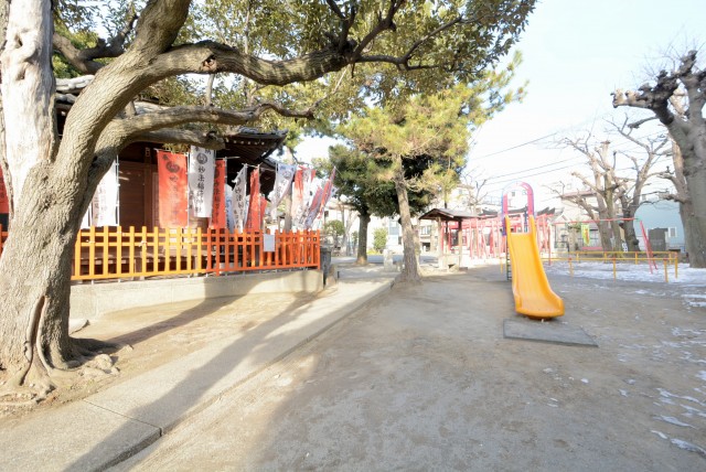 南六郷ビューハイツ 前_公園