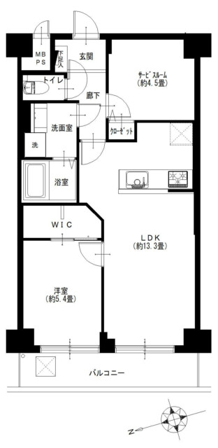 ファミネス大森　間取り図
