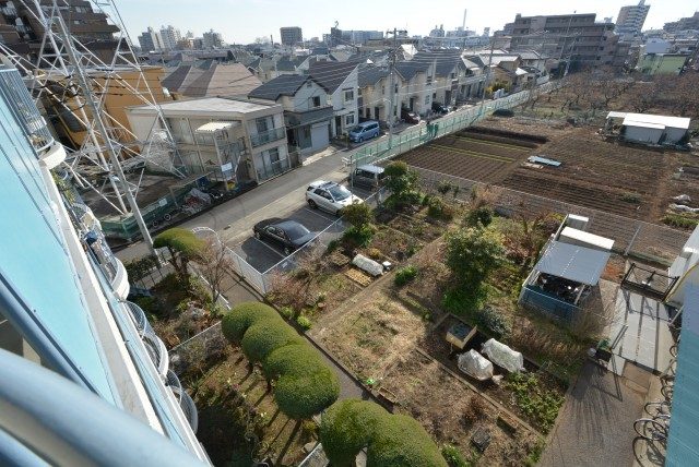 上高井戸ヒミコマンション リビングバルコニー